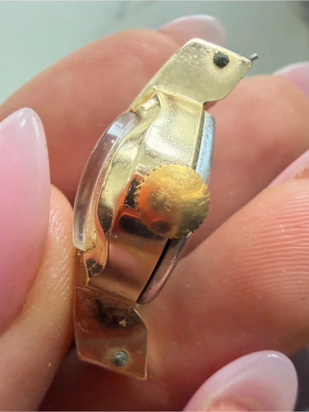 Antique Timex Gold Tone Women's Analog Bracelet Watch